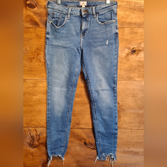 River Island Blue Ankle Jeans - Picture 1 of 5